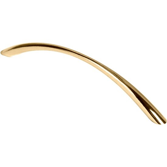 Ajax Ручка-скоба мебельная MB-H-004-128 мм PB золото