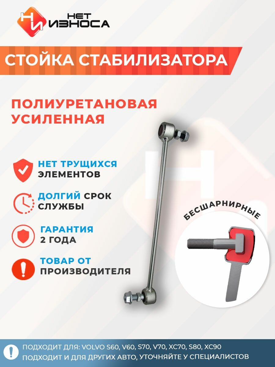 Стойка стабилизатора усиленная полиуретановая подвеска для машины, автозапчасти NL242 Volvo S60, V60, S70, V70, XC70, S80, XC90