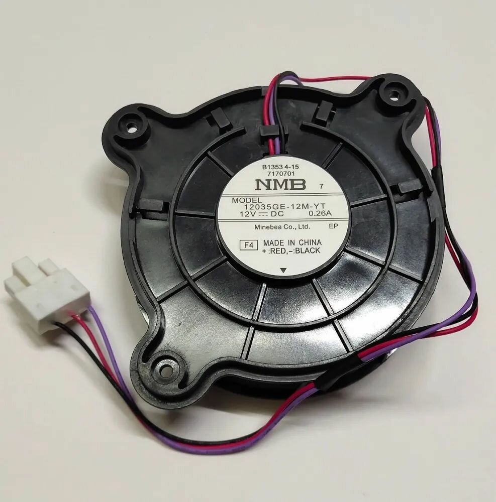 12035GE-12M-YT 12V Новый Вентилятор охлаждения холодильника 0.26A 3Pins Для NMB