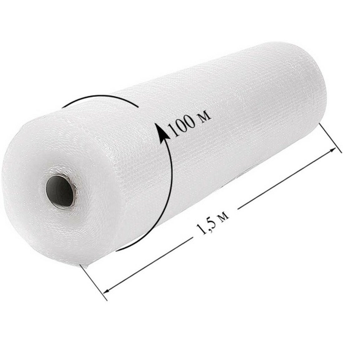 Воздушно-пузырьковая пленка Полиаэрпак Д BASIC NEW 10 15*100 рулон