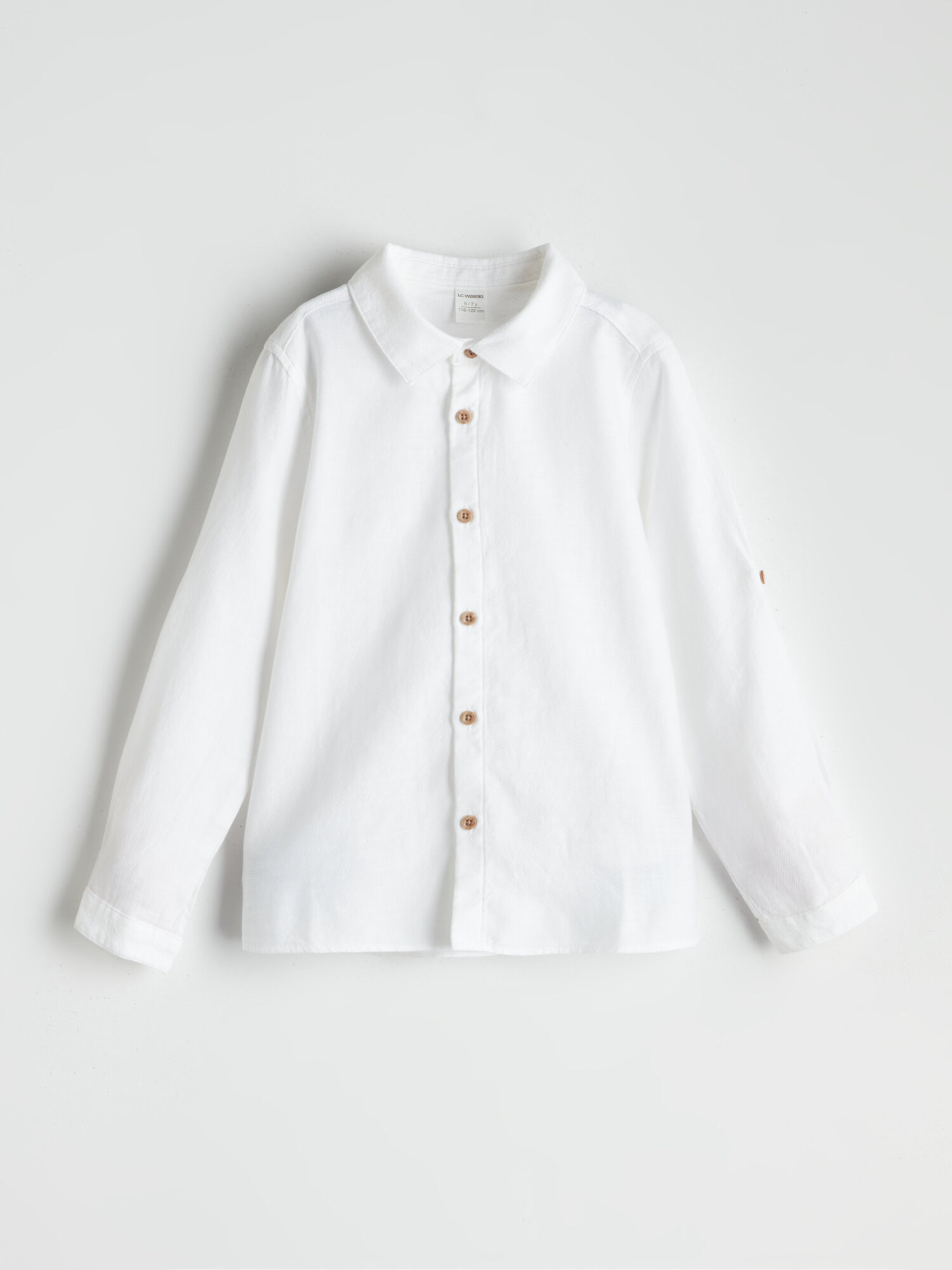 Школьная рубашка LC Waikiki, размер 2-3 года, белый