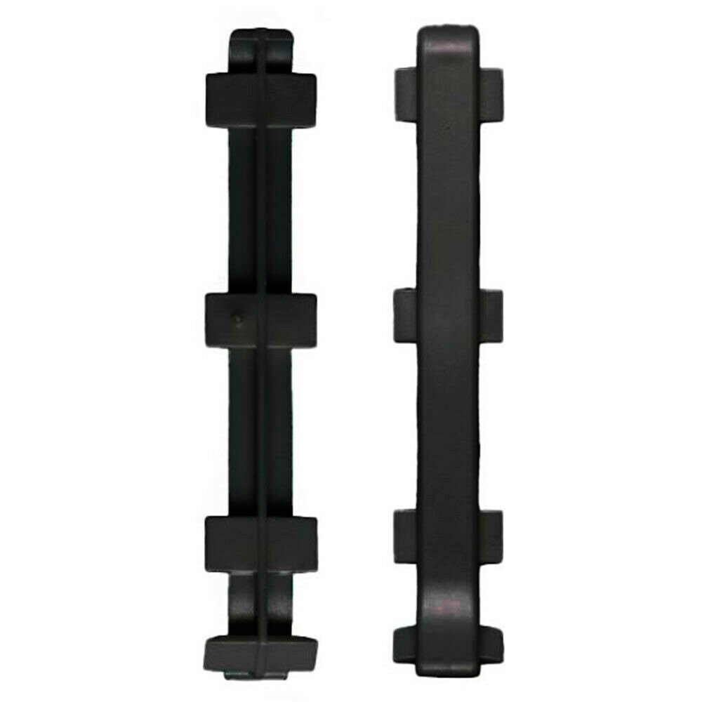 Соединитель 60 мм черный для алюминиевого плинтуса (2 шт.)