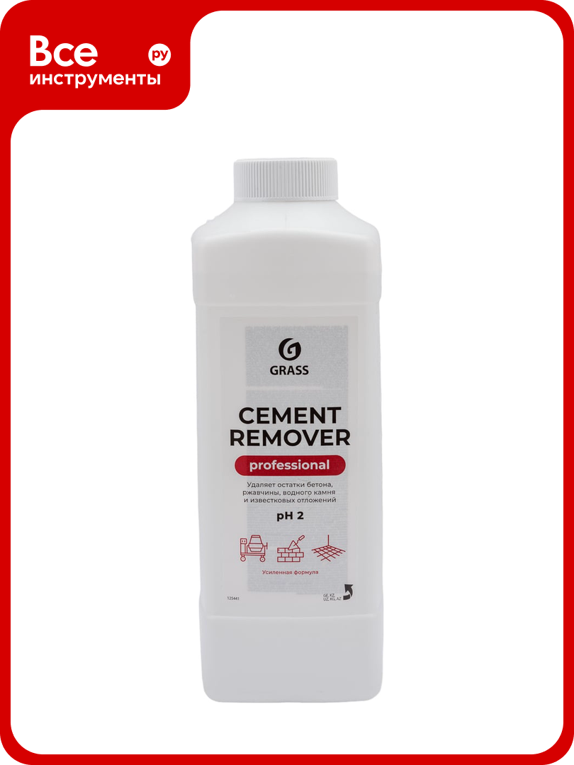 Средство для очистки после ремонта Grass Cement Remover канистра 1л 125441
