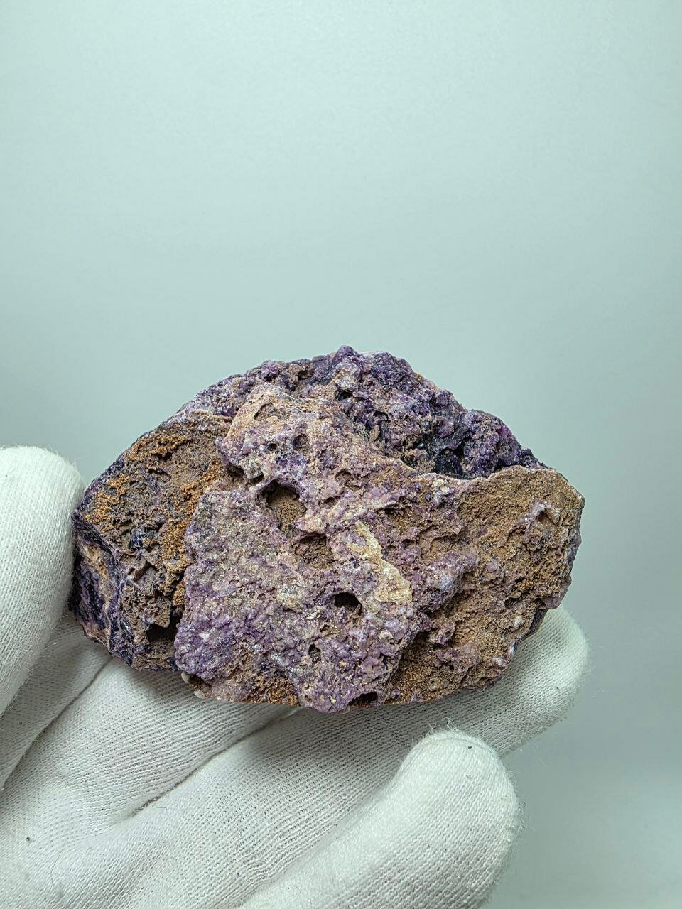 Флюорит графический 72 мм, 107 г. — фото 1