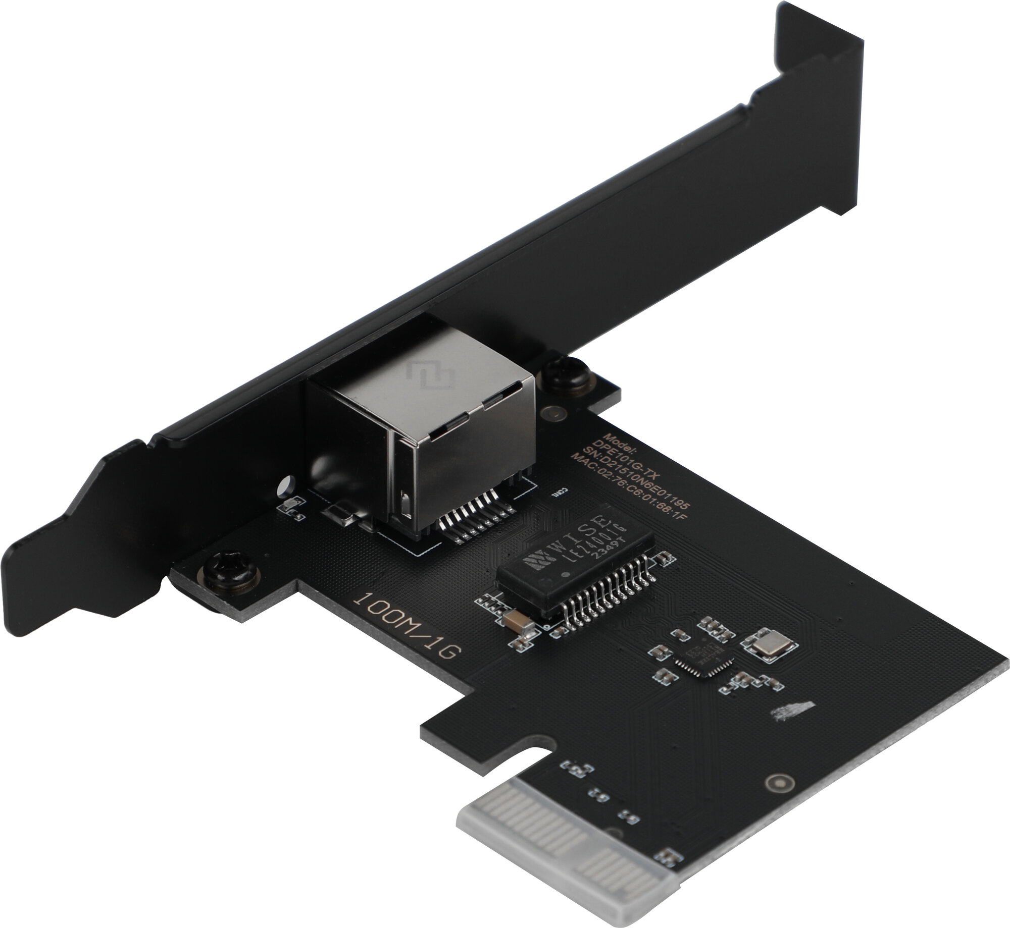 Сетевая карта Gigabit Ethernet Digma DPE101G-TX, PCI Express, Ethernet 10/100/1000 Мбит/с