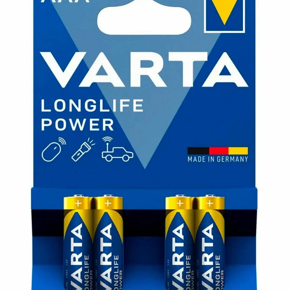 Батарейка Varta Longlife Power AAA/LR03 , ( 4 ) шт. в блистере, 04903121414