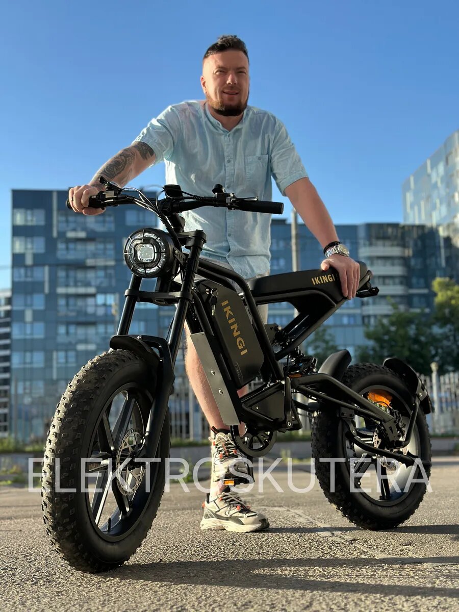 Электровелосипед "Fatbike sport S6" 20 дюймов Li-ion задний дисковый тормоз 55 км/ч