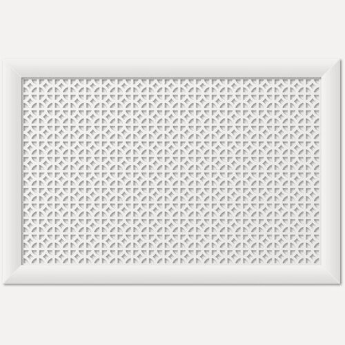 Изображение товара Экран для радиатора ТМ Стильный Дом 90х60см, Сусанна белый