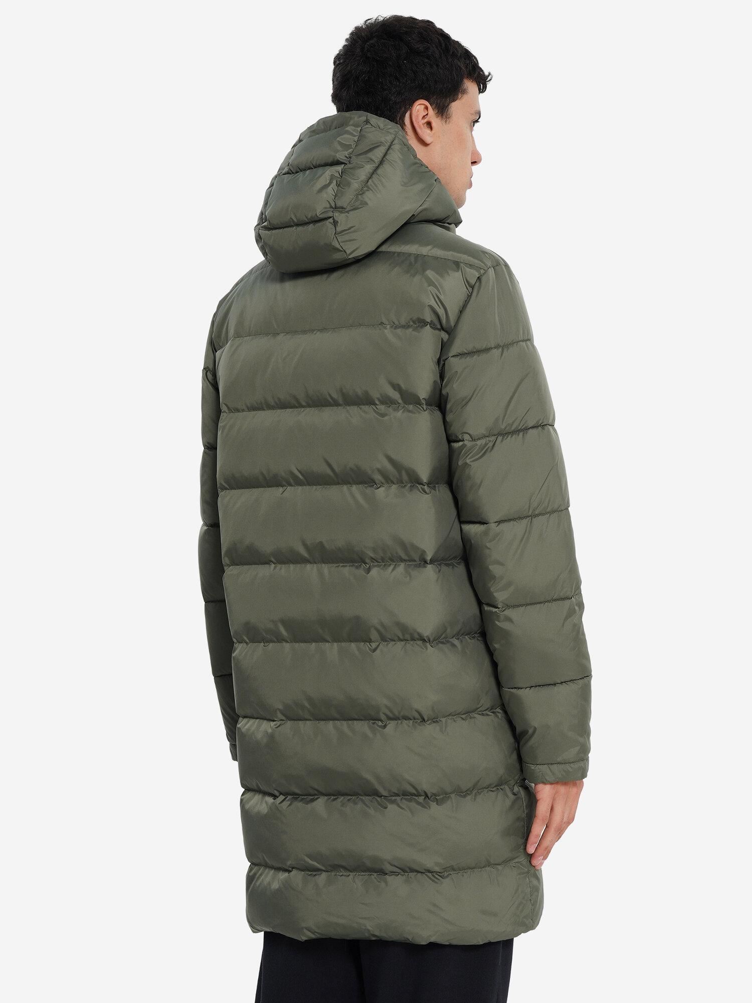 Пуховик Kappa, размер 54, болотный — фото 1