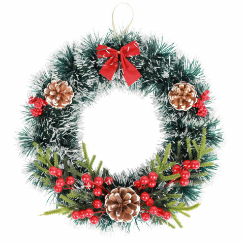 Венок новогодний d35см 