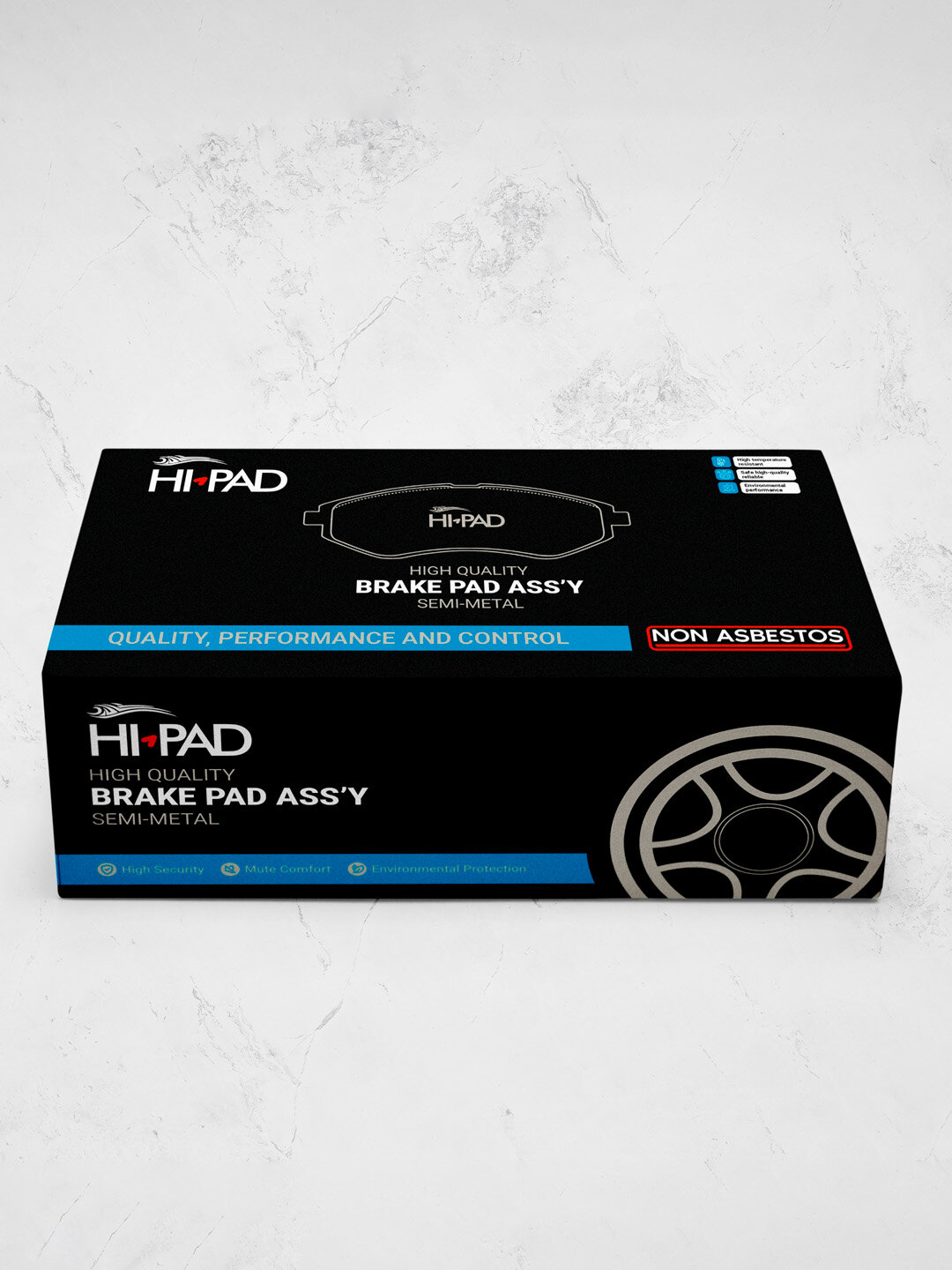 Тормозные колодки HI-PAD Semi-metallic, передние для Шевролет Монза / Тракер 2