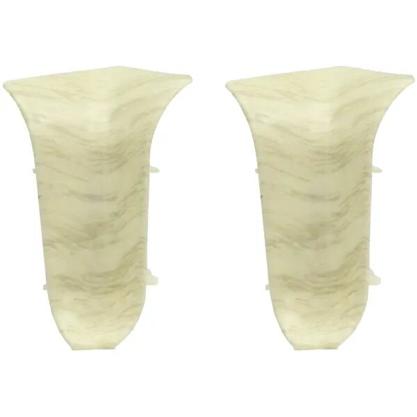 Угол для плинтуса внутренний Artens Дуб молочный 55 мм 2 шт.