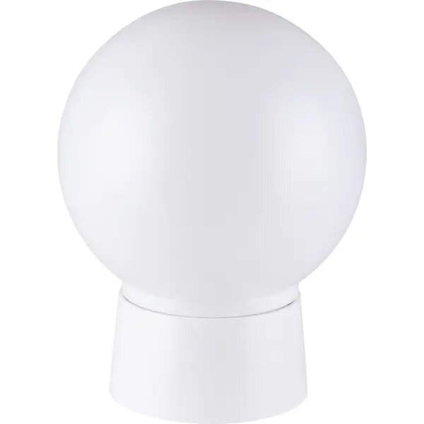 Светильник НББ 60 Вт IP20 с оптико-акустическим датчиком накладной шар цвет белый