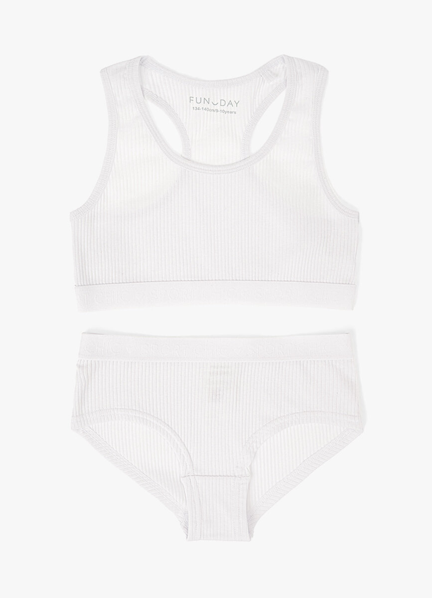 Трусы Funday размер 140 белый