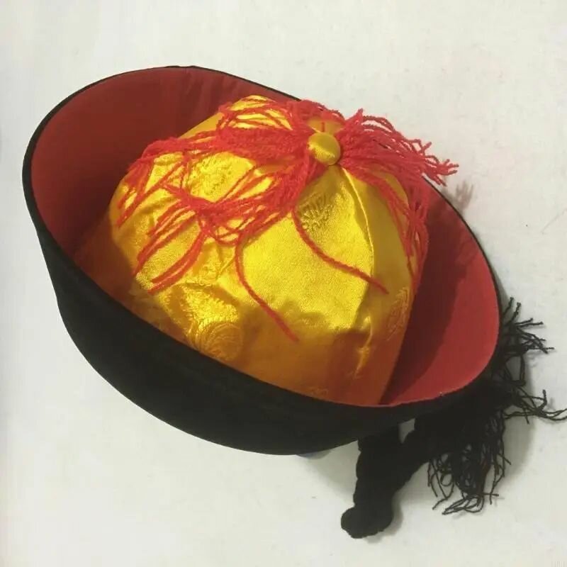 Шляпа китайская 'Мандарин' с косичкой