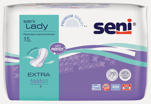Изображение товара Seni Урологические прокладки для женщин Seni Lady Extra 15 шт