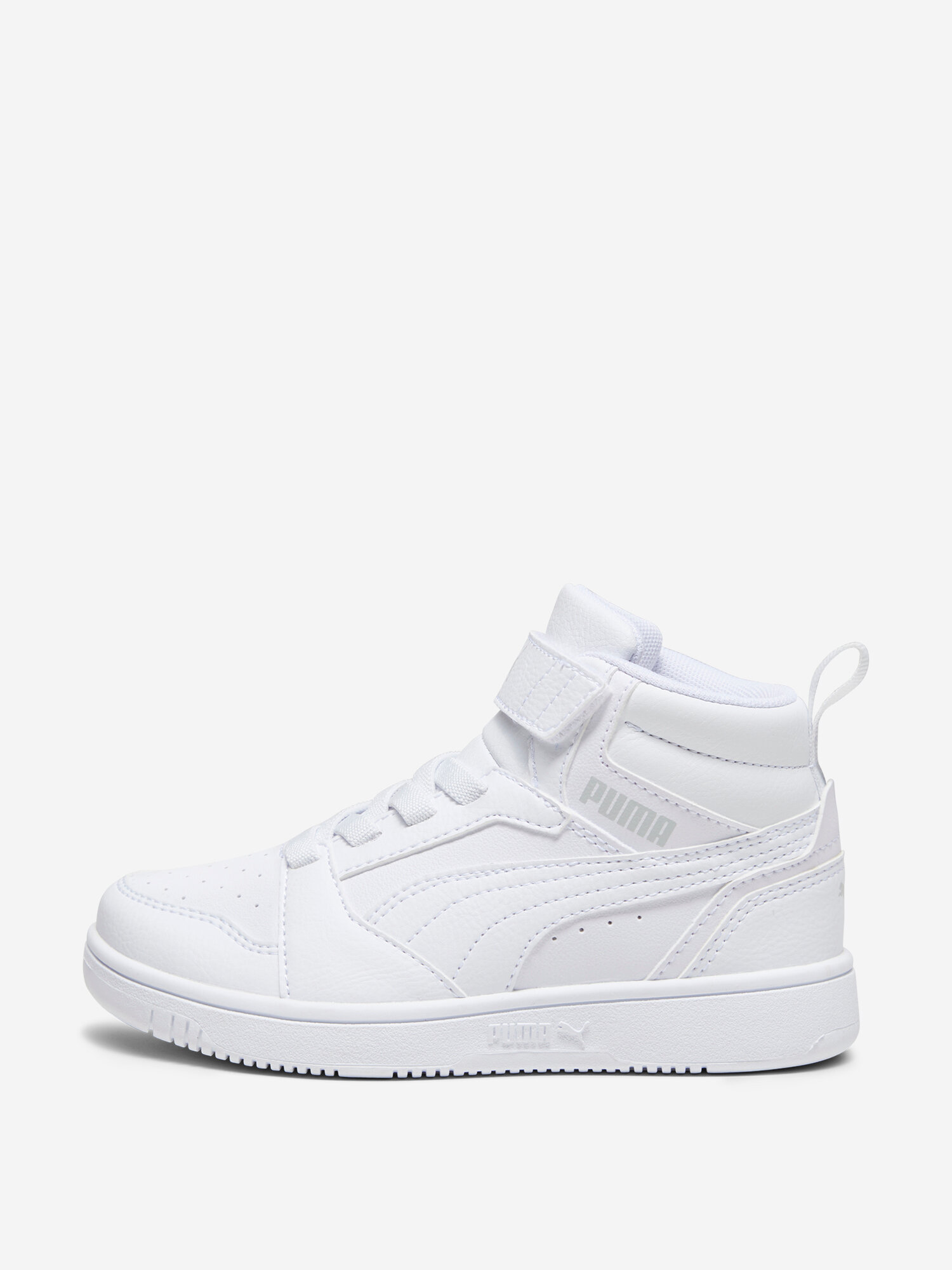 Кеды PUMA, размер 1.5, белый/светло-серый