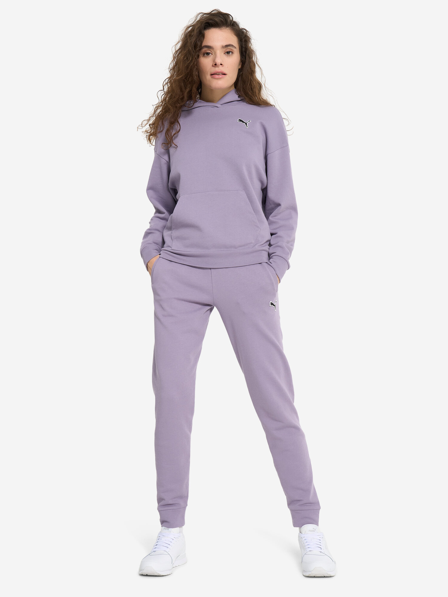 Брюки PUMA, размер S, фиолетовый — фото 1