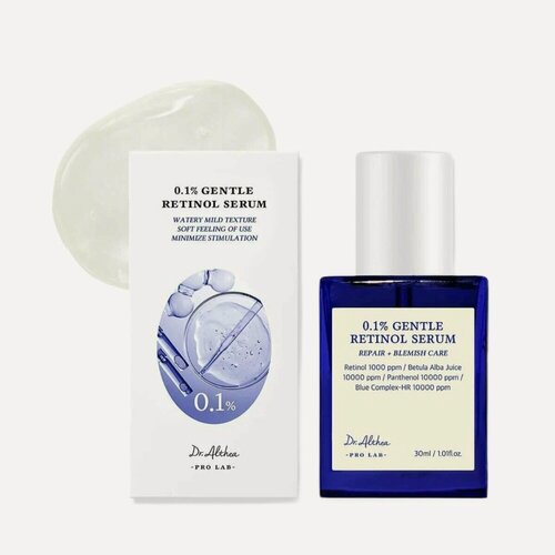 Изображение товара Нежная сыворотка с 0,1% ретинола и бакучиолом Dr. Althea Gentle Retinol Serum, 30 мл.