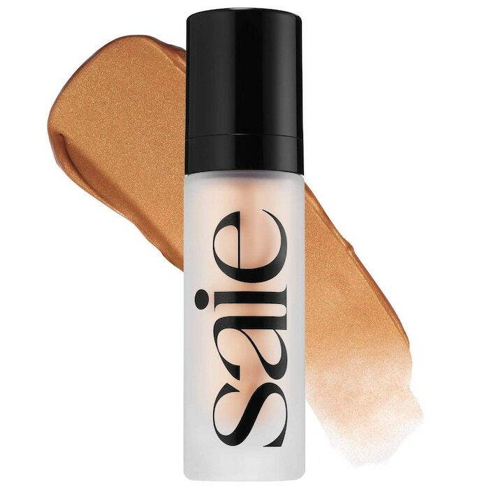 Saie Glowy Super Gel Lightweight Dewy Multipurpose Illuminator – лёгкий жидкий иллюминатор для естественного сияния кожи, отмеченный наградой Allure Best of Beauty - SunGlow