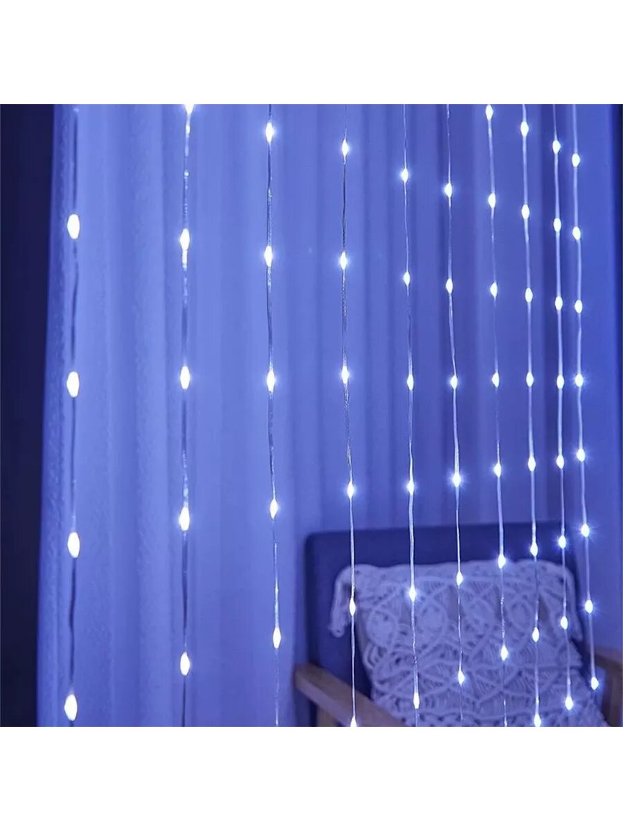 Гирлянда занавес 3х2 метра