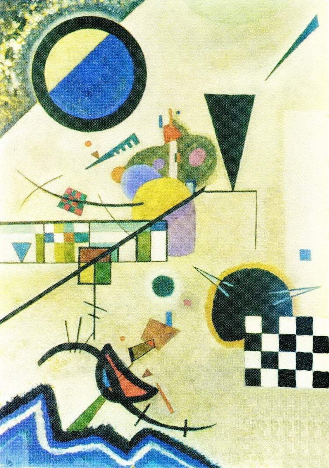 Плакат, постер Василий Кандинский на бумаге, размер 30х42см