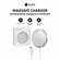 Беспроводное зарядное устройство Apple Magsafe Charger 15 Вт, бел...
