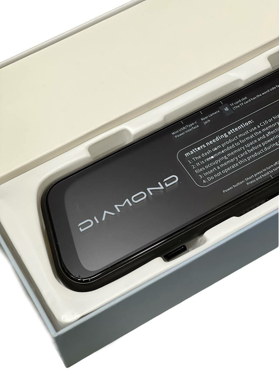 Видеорегистратор DIAMOND, 3 камеры, Full HD/2K, циклическая запись — фото 1