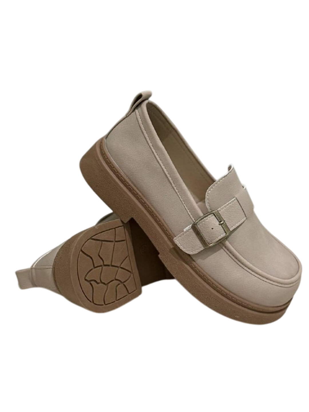 Туфли CHUANGMEI, размер 39, 1129 бежевый — фото 1