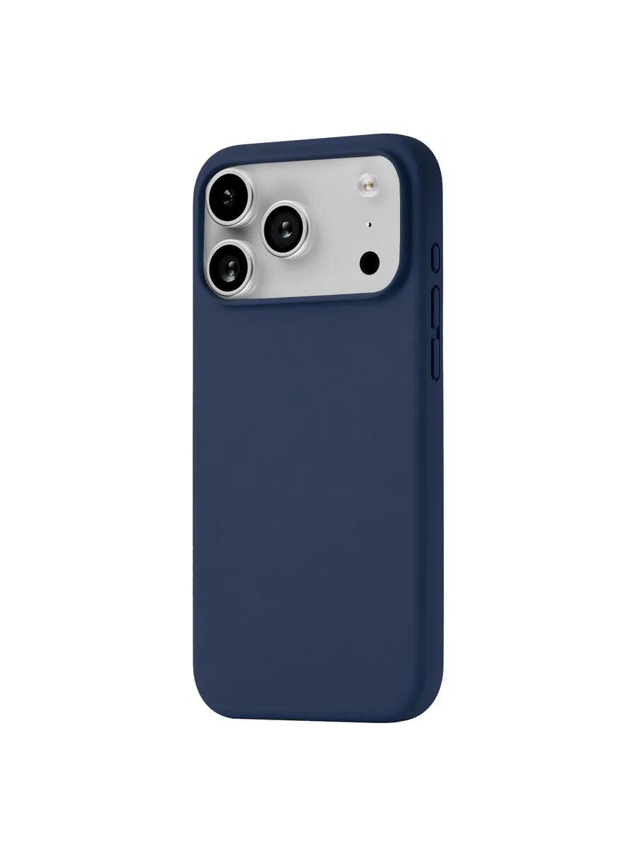 Чехол на iPhone 17 Pro Max uBear Touch Mag Case, магнитный, цвет: синий — фото 1