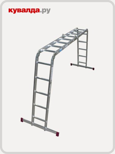 Изображение товара Лестница-трансформер KRAUSE CORDA 2х4 2х5 шарнирная, универсальная