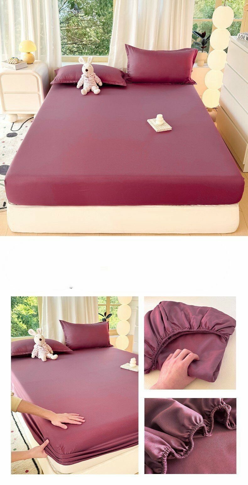 Комплект постельного белья , полиэстер, 200x220 см, 2 наволочки, простынь — фото 1