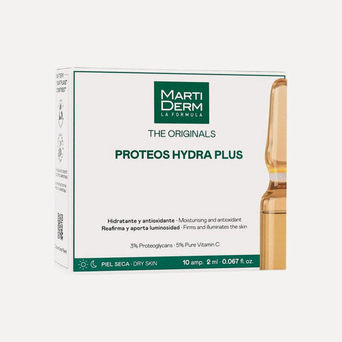 Изображение товара MartiDerm Ампульная сыворотка для лица The Originals Proteos Hydra Plus Сыворотка 10*2мл