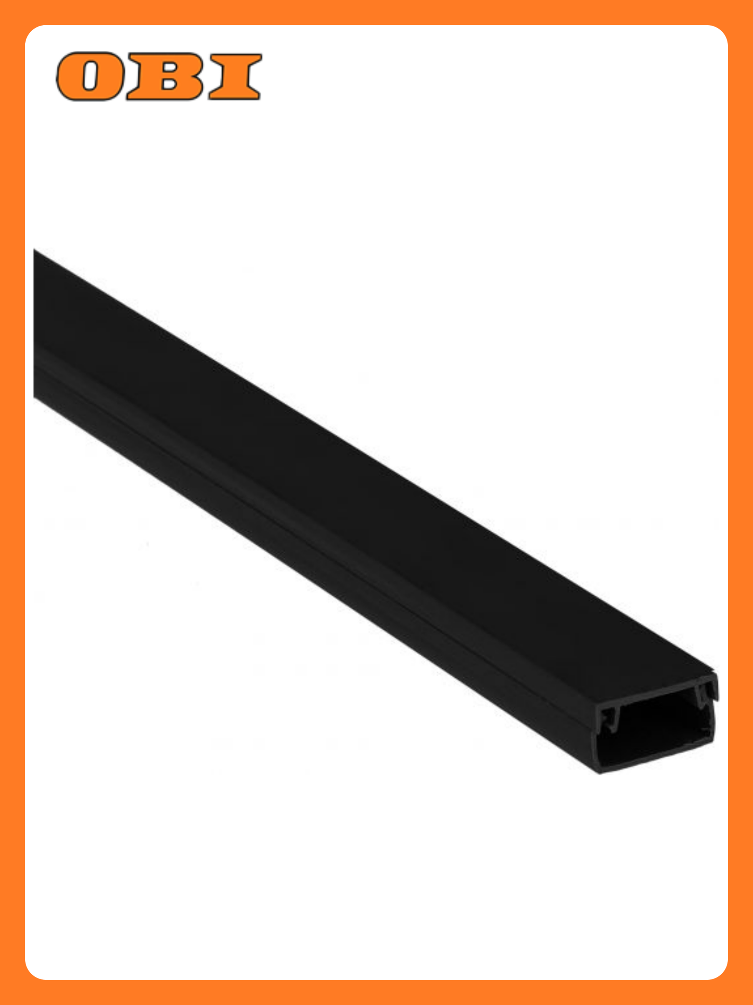 Кабель-канал EKF PROxima магистральный ПВХ черный 15х10 см