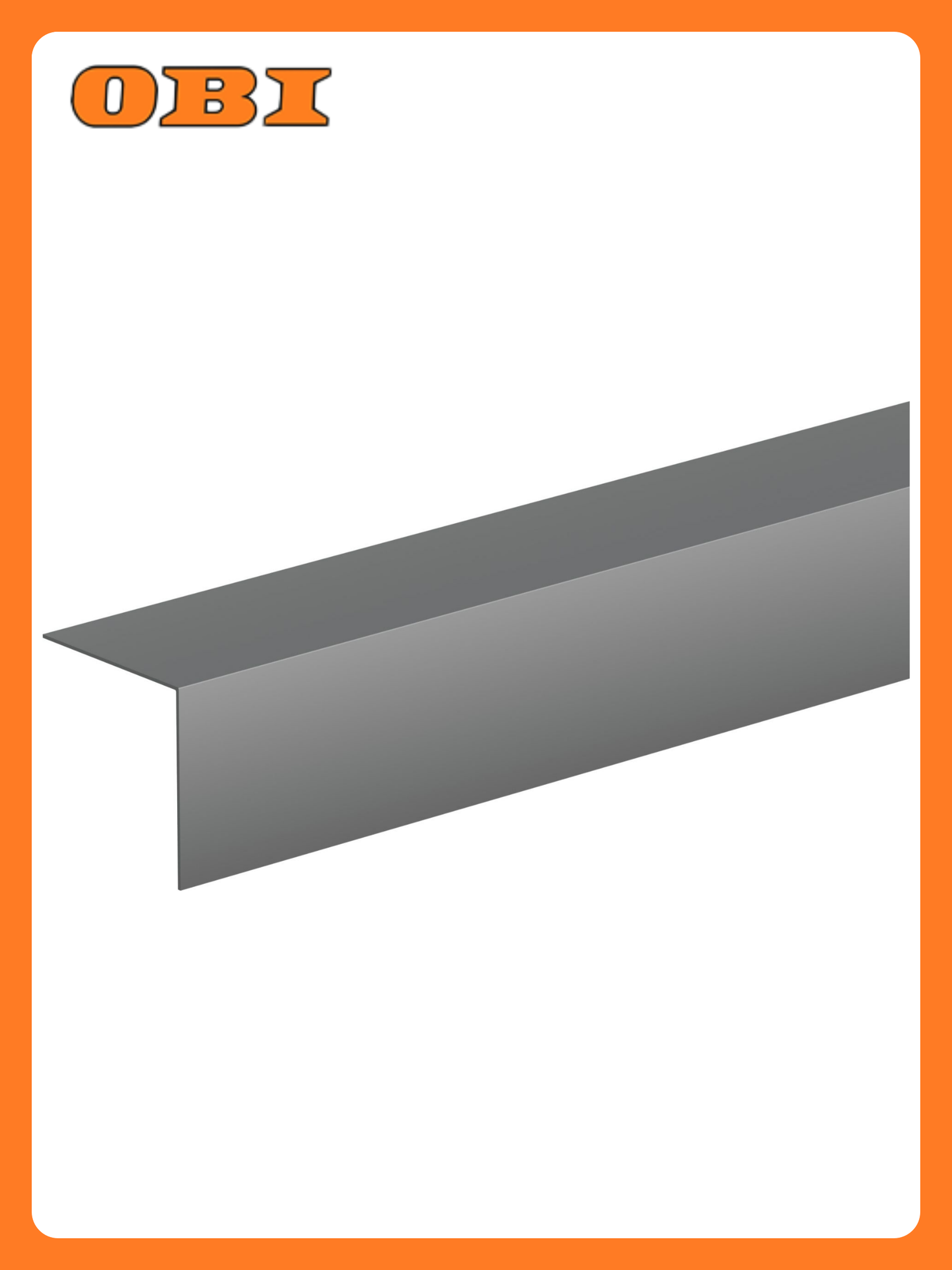 Угол ПВХ Ideal 081 самоклеящийся 30x30x2700 мм серебристый металлик