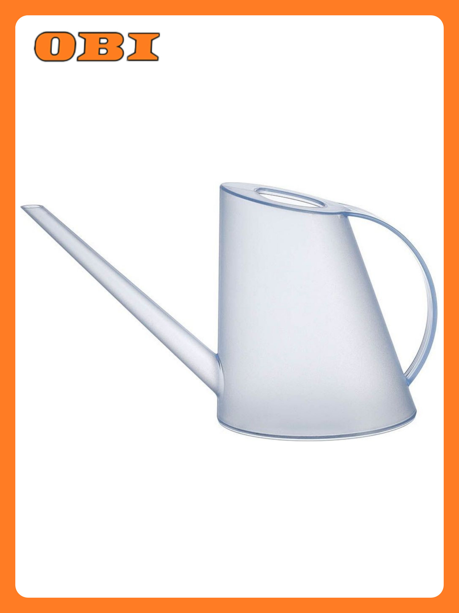 Лейка для полива цветов Roxella прозрачно-голубая 15 л