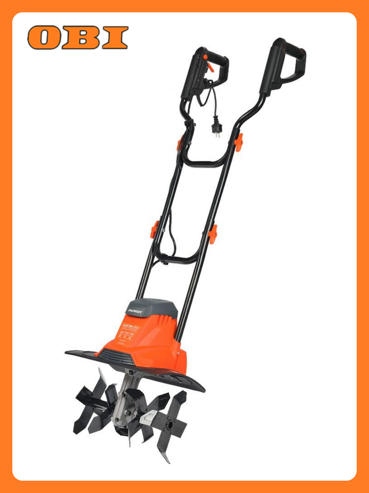 Культиватор PATRIOT "Elektra" электрический червячный редуктор 1000Вт