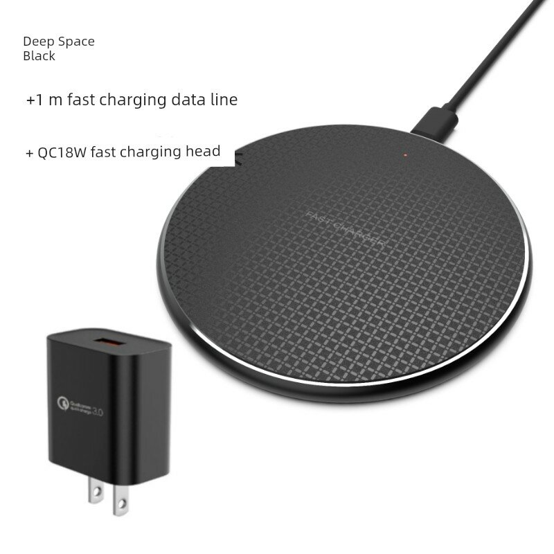 Звездный черный 1м кабель быстрой зарядки с адаптером QC18W для Apple iPhone 8/11 Samsung Huawei Xiaomi Vivo