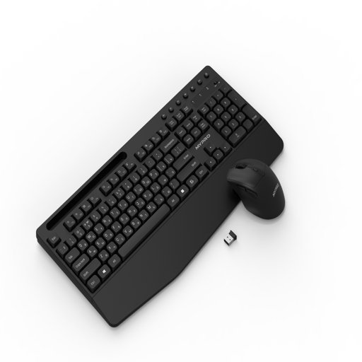Комплект клавиатуры и мыши MYPRO ERGO Black