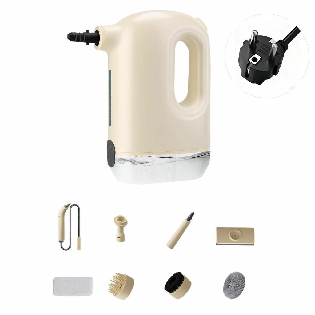 300ML Пароочиститель 1200W Высокого давления для чистки автомобиля