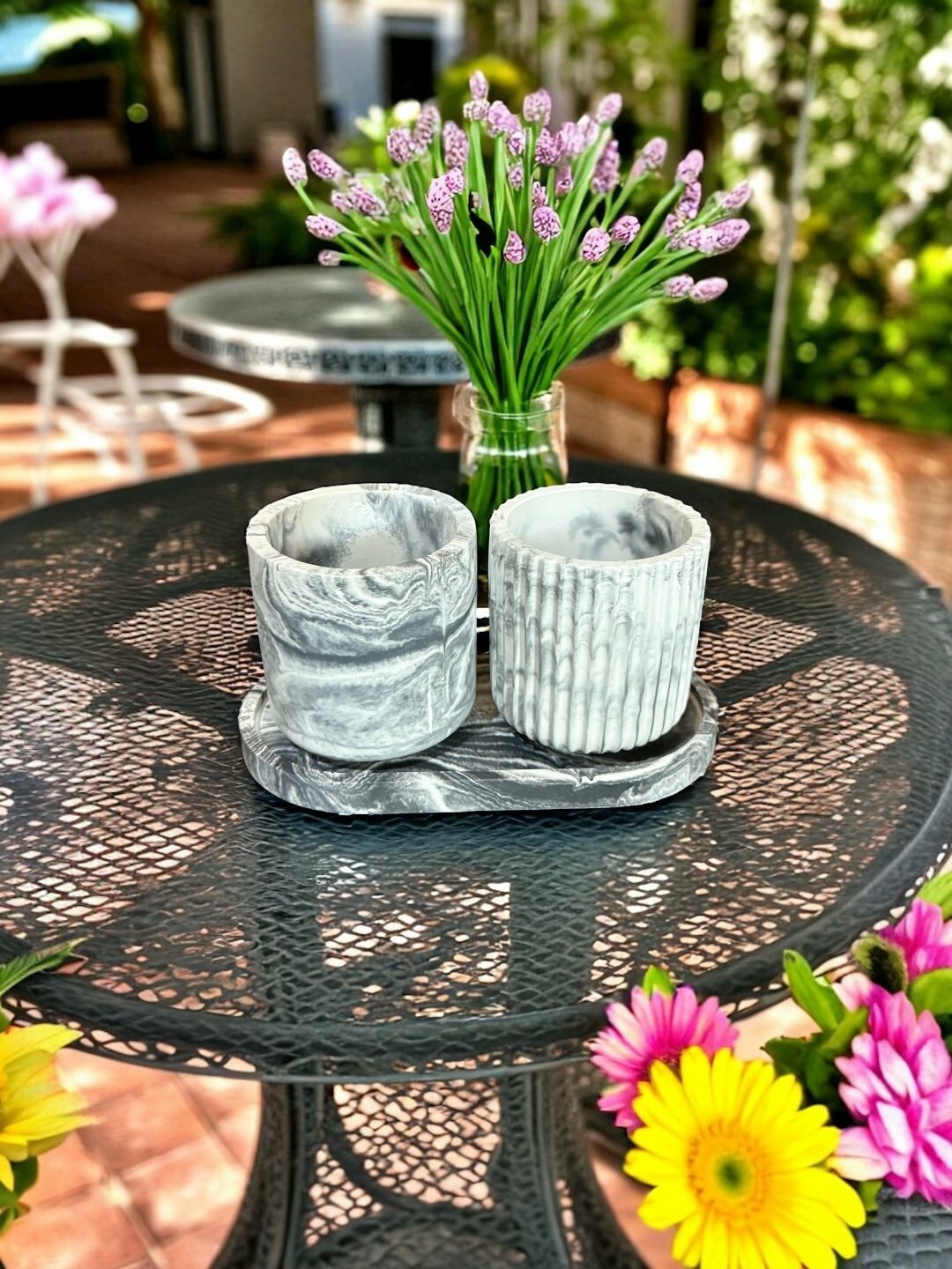 Декоративный набор HOME, 18 * 10 * 10 см - Угольный