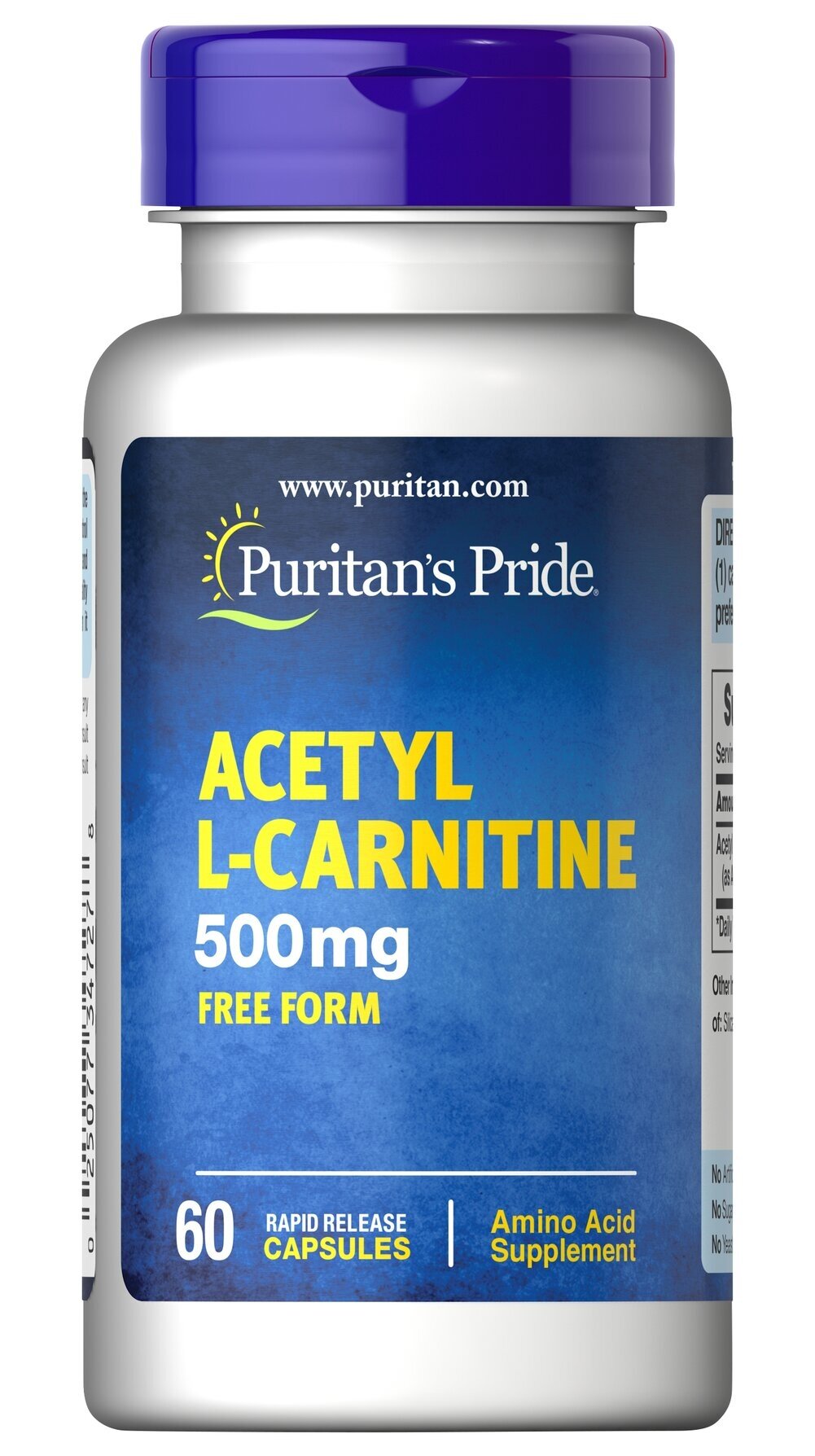 Acetyl L-Carnitine PP 500 mg N60 – энергия, мозг и метаболизм для активной жизни