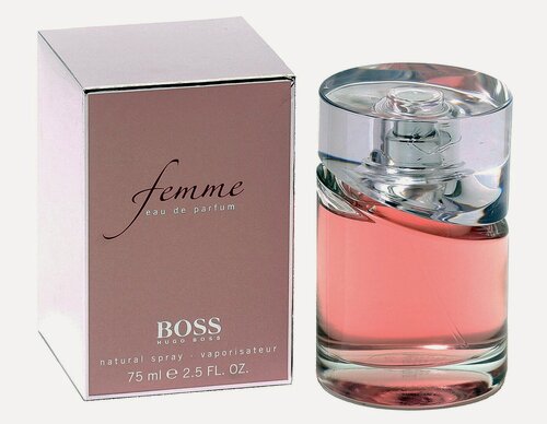 Изображение товара Парфюмерная вода женская Hugo Boss Femme By Boss цветочно-фруктовый аромат, 75 мл