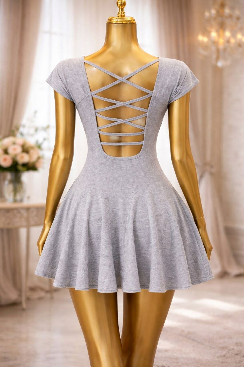 Блуза , размер standart, серый — фото 1