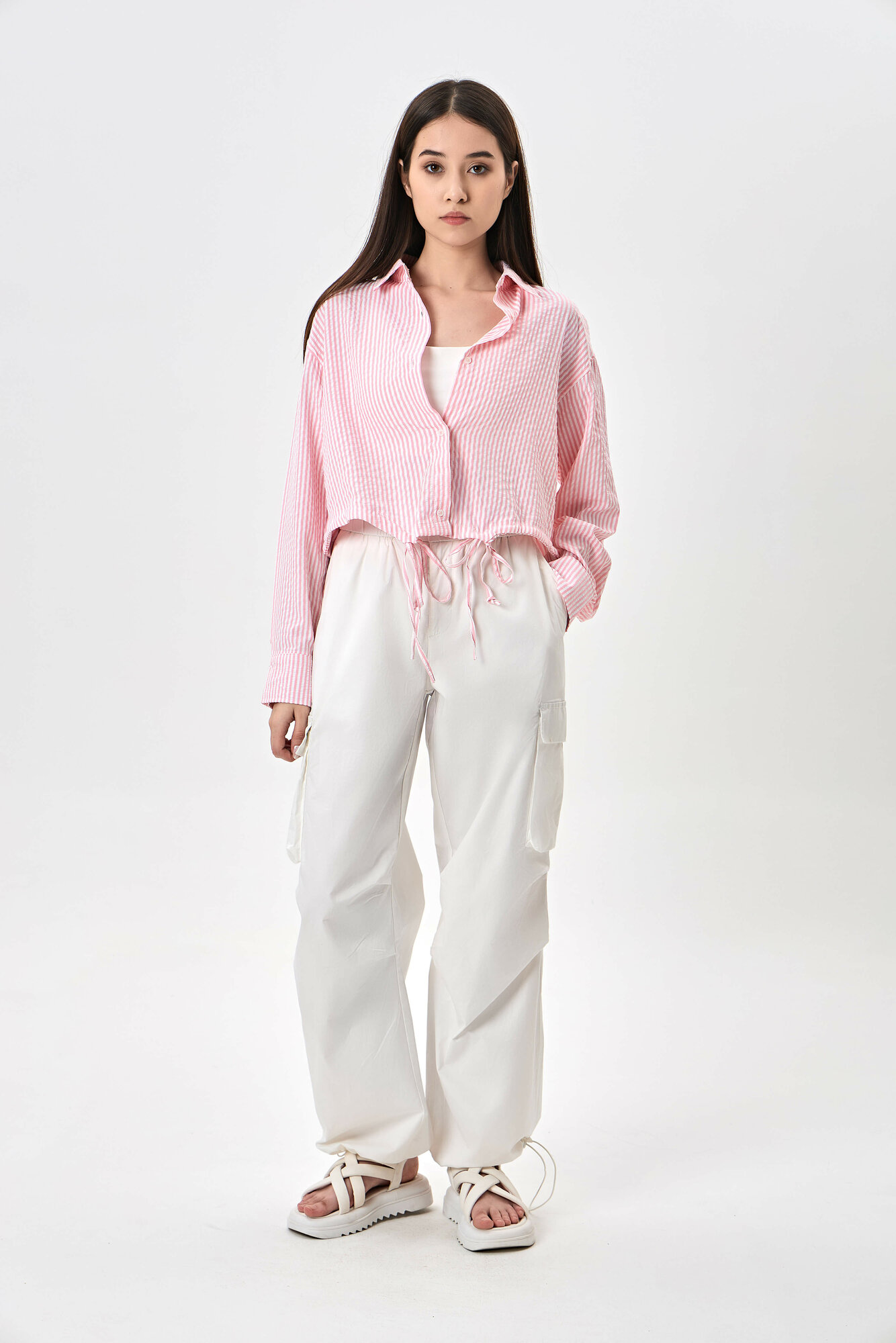 Брюки классические TERRA PRO, размер S, white — фото 1