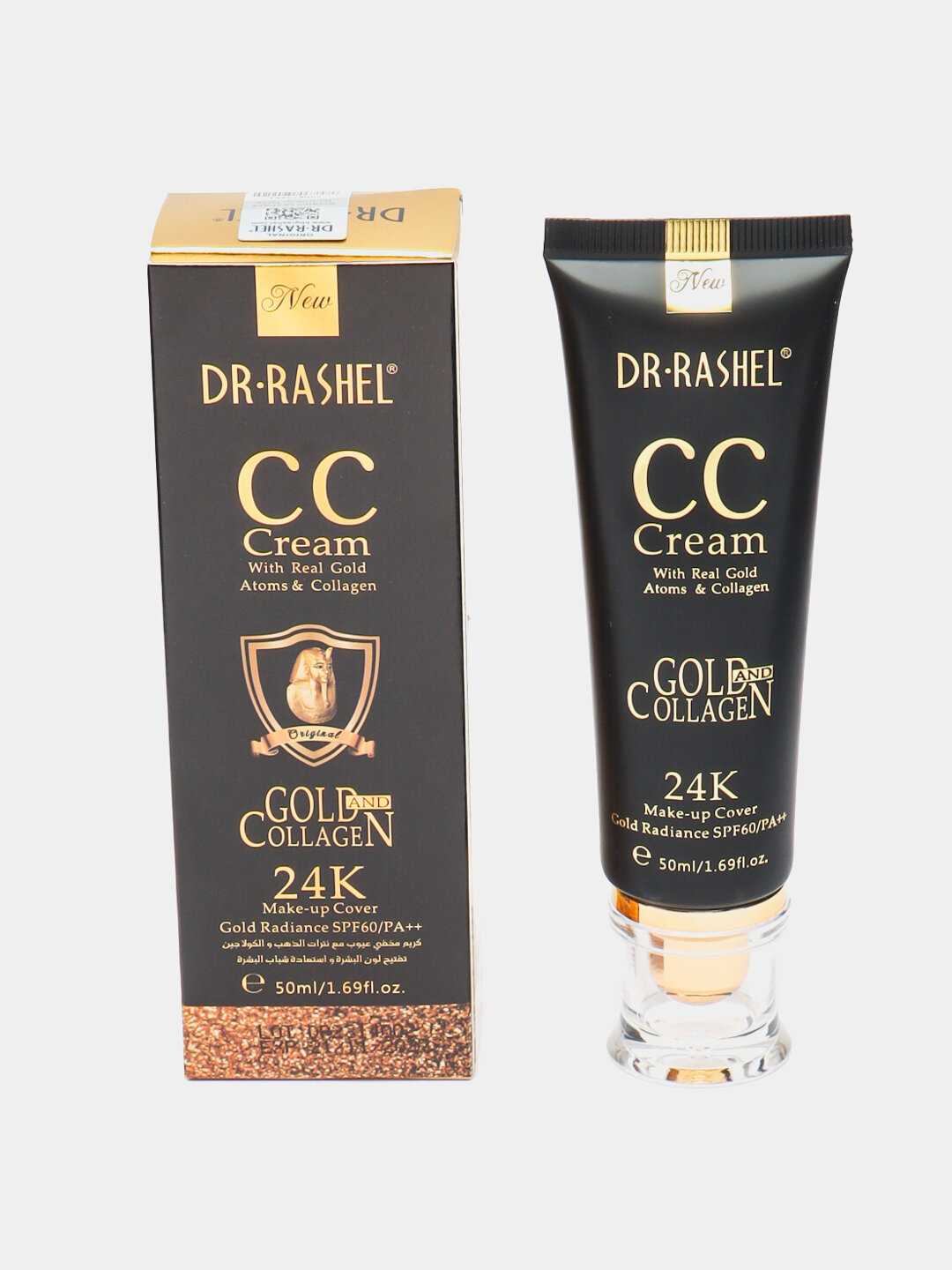 СС-крем Dr.Rashel Gold Callagen, SPF60\PA++ с золотом и коллагеном, для всех типов кожи,50мл