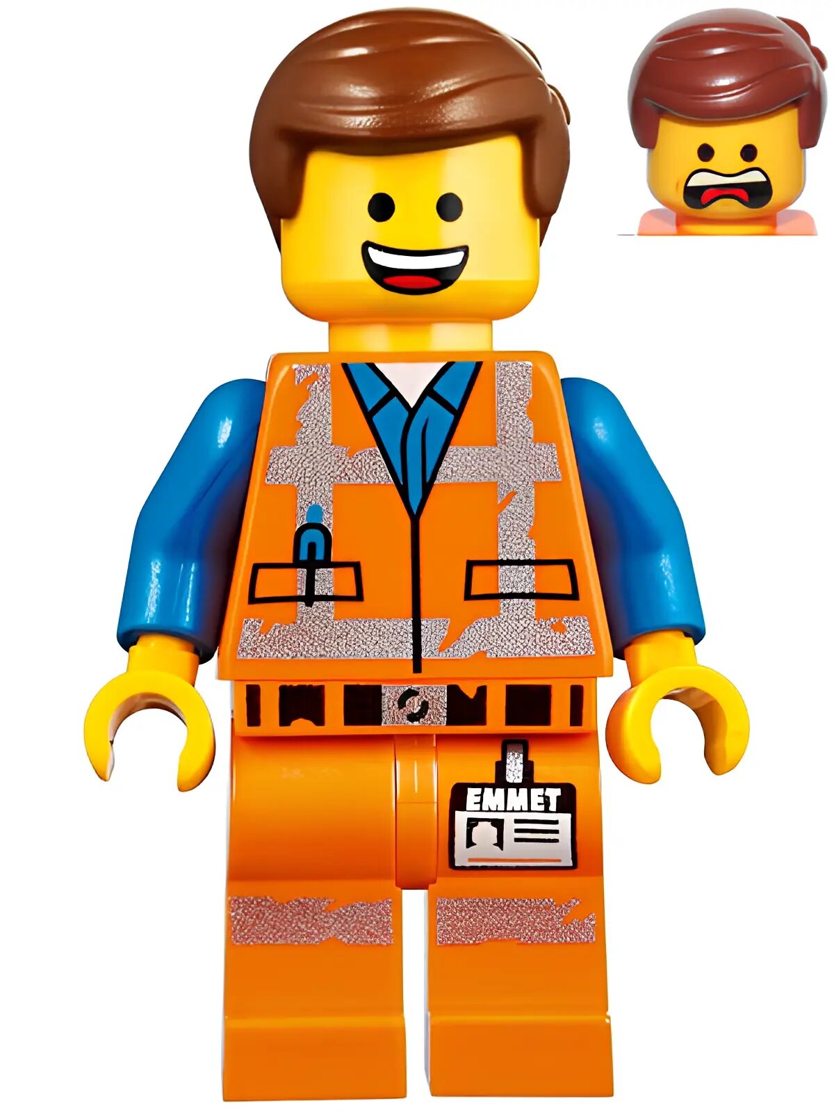 Минифигурка Lego Movie Emmet - Smile / Scream, Worn Uniform tlm113 N