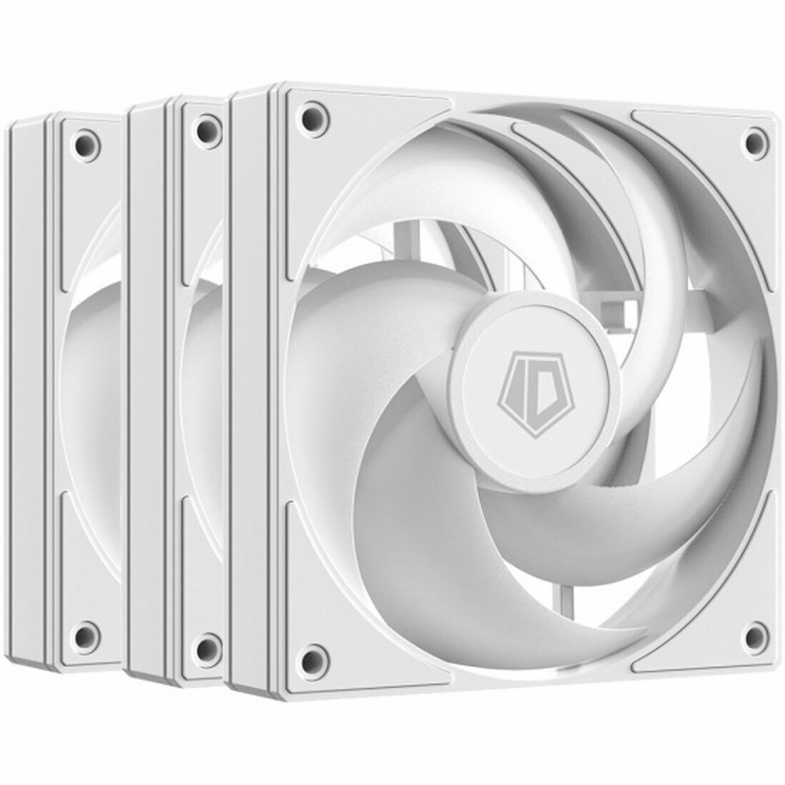 Вентиляторы Id-cooling AS-120-W TRIO, для корпуса, 3 шт