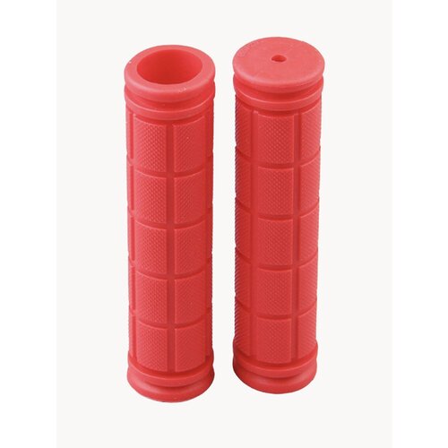 Ручки на руль велосипеда, грипсы 120 мм, резиновые, 2 шт красные