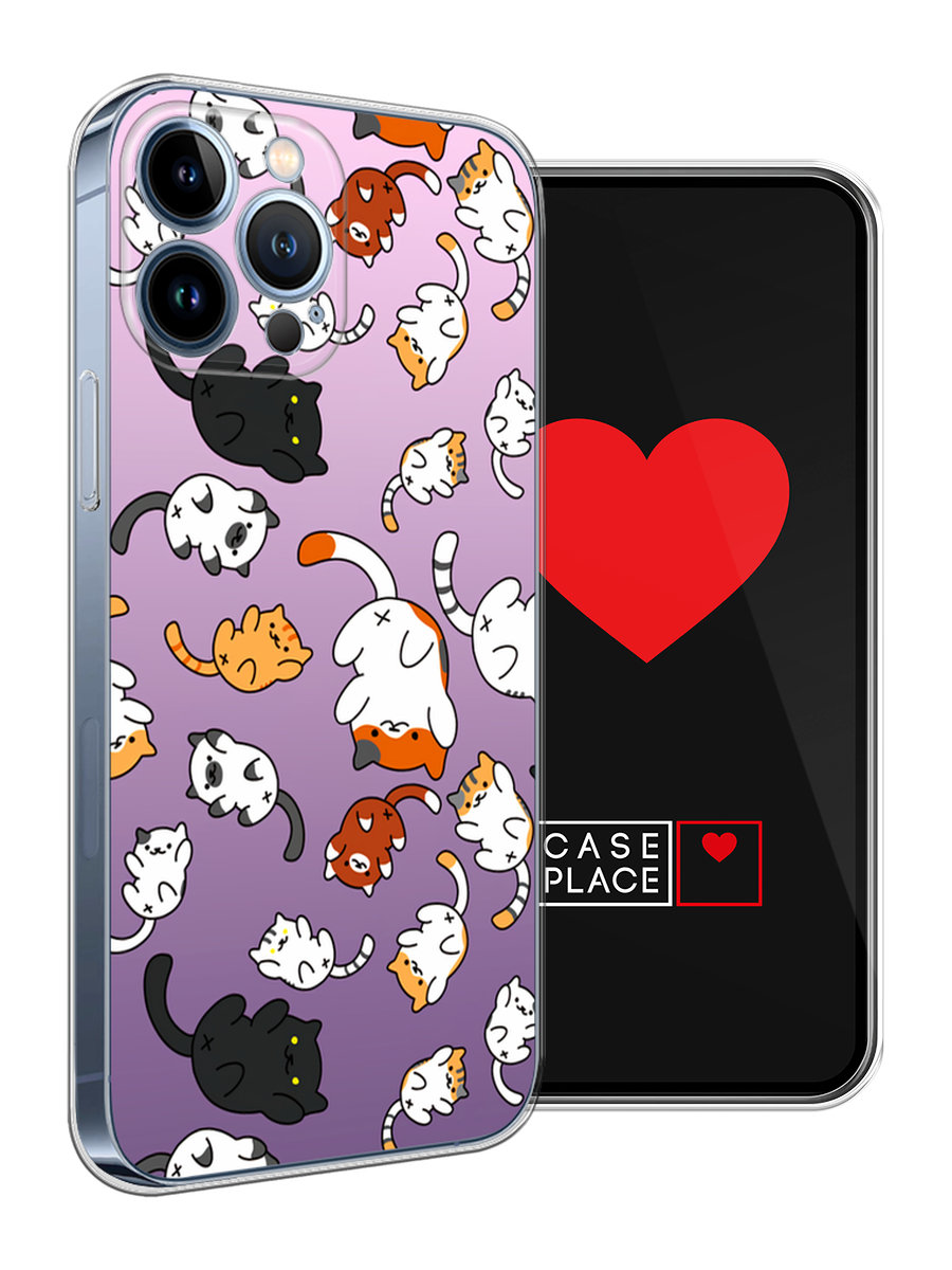 Чехол на Apple iPhone 13 Pro Max / Айфон 13 Про Макс с принтом Котопад — фото 1